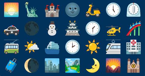safe journey emoji|Travel & Places Emojis ⛲ ⛽ ️  .